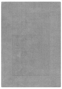 Sivobéžový ručne tkaný vlnený koberec 160x230 cm Border – Flair Rugs