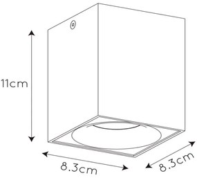 Lucide 09913/05/31 - LED Stmievateľné bodové svietidlo BENTOO 1xGU10/5W/230V biela