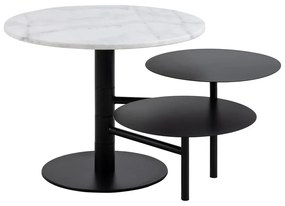 Biely okrúhly konferenčný stolík ø 60 cm Lahti – Actona