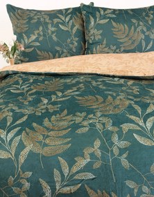 Obliečky mikroplyš Digital – Gabriela tmavo zelená