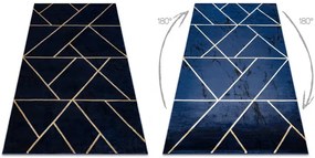 Koberec EMERALD exkluzívny 1012 glamour, styl geometrický granátový / zlatý