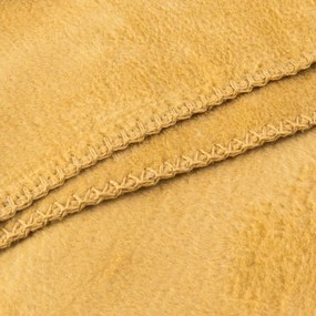 BAVLNENÁ DEKA BAT 150X200 CM HORČICOVÁ