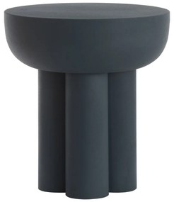 Kovový okrúhly odkladací stolík ø 46 cm Mikola – Light &amp; Living