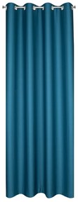 ZATEMŇOVACÍ ZÁVES NA KRÚŽKOCH TERRA COLLECTION MOROCCO 140X250 CM TMAVOMODRÁ