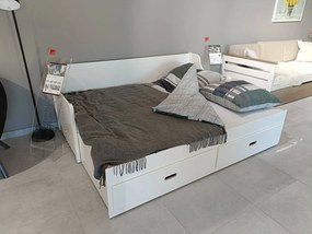 DL Rozkladacia posteľ Mosko 200x80 Farba: Biela