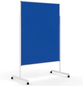 Informačné a moderačné tabule na kolieskach, paraván, 1200 x 1500 mm, textilné