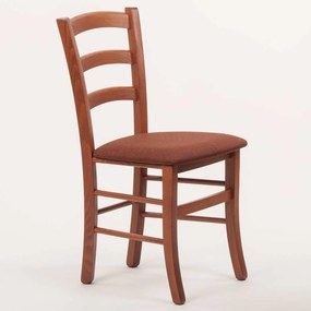 Stima stolička PAYSANE s čalúneným sedákom Vyberte odtieň ->: Orech, Vyberte látku ->: LUX Bronzová 11