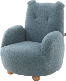 Modré detské kresielko z textílie buklé Rocky – Vipack