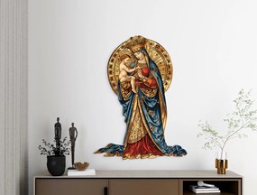 drevko |  Obraz na stenu Zlatá Madona s Dieťaťom  60 x 455 cm