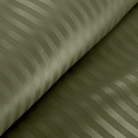 SATÉNOVÉ OBLIEČKY VERA 140X220 CM, 1 KS 70X80 CM OLIVOVÉ