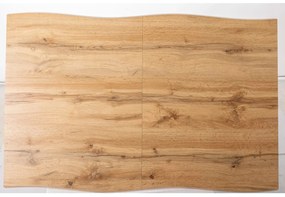 Rozkládací jídelní stůl Fresno 120/180 cm dub artisan/černý