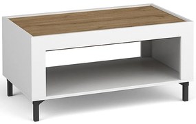 Konferenčný Stolík Mossa M09 dub whisky/biela mat