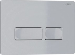 Mexen Tex 04, splachovacie tlačidlo, matný chróm, 6104-04
