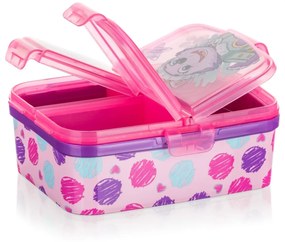 Vetro-plus Box desiatový delený PATROLA Girl 17,5 x 13 cm