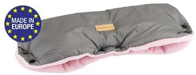 Bomimi FLAPI PREMIUM rukávnik na kočík, grey-pink