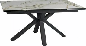 SI Keramický stôl Columbus Amber Bianco