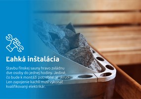 Marimex | Fínska sauna Marimex KOTI L + saunové kachle (FSC) | 11100109
