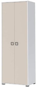 Skriňa 2D Kiki G2P-BE/KI-01 white/sand
