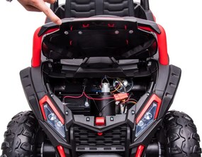 LEAN CARS YSA036 Červené auto na batérie 4x4