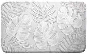 Svetlosivá kúpeľňová predložka 45x75 cm Amber – douceur d'intérieur