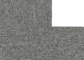 Koberce Breno Kobercový štvorec ALPHA 983, velikost balení 5 m<sup>2</sup>  (20ks), sivá