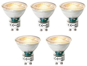 Sada 5 GU10 3-krokovo stmievateľných LED žiaroviek 6W 460 lm 2000 - 6000K