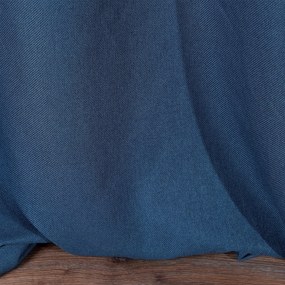 ZATEMŇOVACÍ ZÁVES NA KRÚŽKOCH MELTEM 140X250 CM NÁMORNÍCKA MODRÁ