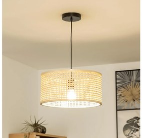 Brilagi - LED závesný luster CERIA BOHO na lanku 1xE27/40W/230V priemer 25 cm, bambus