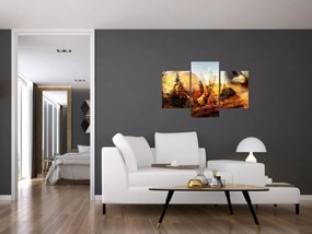 Obraz - Šamanský motív (90x60 cm)