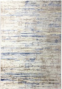 DECOREUM Koberec ASTHANE biely / tmavo modrý 4885A 80x150 cm