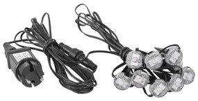 Eglo 98184 - LED Vonkajšia dekoračná reťaz SPINETOLI 9xLED 10m IP65 teplá biela