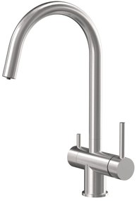 Quadron Caren, vysoká drezová batéria s pripojením vodného filtra, h-350, brúsená oceľ, 3623512_BS