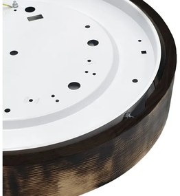 Brilagi - LED stropné svietidlo CARVALHO SMOKEY LED/36W/230V dub priemer 47,5 cm