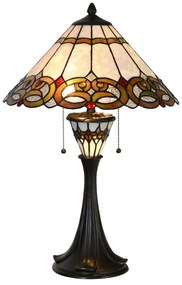 Stolná lampa do obývačky vitráž Ø40*61