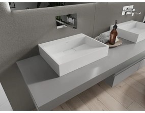 Mexen Ava, umývadlo na dosku z konglomerátu 50 x 38 cm, biela, 23015000