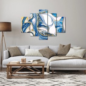 Obraz - Vlny z mramoru (150x105 cm)