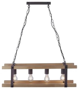 Leuchten Direkt 15684-79 - Luster na reťazi EDITH 4xE27/60W/230V