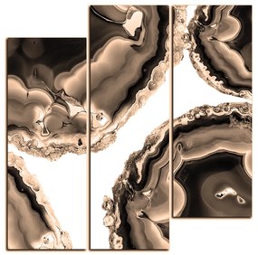 Obraz na plátne - Achát abstrakcia - štvorec 387FC (105x105 cm)