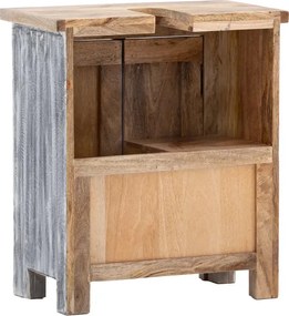 furniture-nabytek.cz - Masívna umývadlová skrinka Santa Cruz z dreva Holz - Mango, lakovaná, šedá