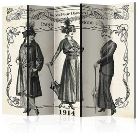 Paraván - Dress 1914 II [Room Dividers] Veľkosť: 225x172, Verzia: Obojstranný