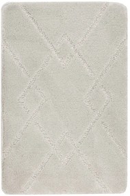 Kúpeľňový koberček Moreno svetlosivý, kosoštvorce