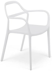 Súprava 2 bielych jedálenských stoličiek Bonami Selection Dali Chaur