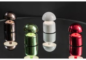 Svetlozelená LED stolová lampa s kovovým tienidlom (výška 14 cm) Impetu – Leitmotiv