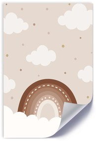 Gario Plagát Mraky nad dúhou Farba rámu: Bez rámu, Veľkosť: 70 x 100 cm