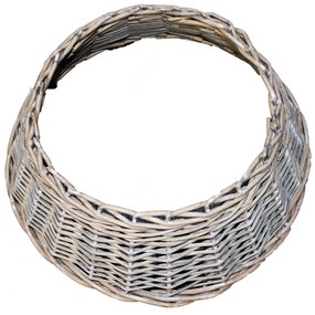 Prútený obal na stojan vianočného stromčeka hnedá, 60 x 42 x 26 cm