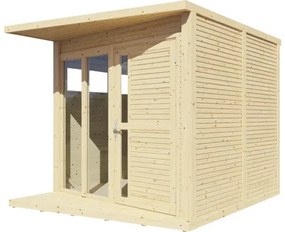 Drevený záhradný domček Bertilo Concept Office prírodný 234x225 cm