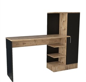 Písací stôl Comi Atlantic Pine a Black
