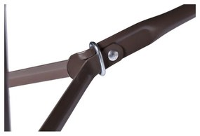 Cateringový skladací ratanový stôl 180x75x73,5 cm – hnedý