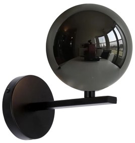 Nástenná lampa KAMA 1xG9/28W/230V čierna/dymová čierna