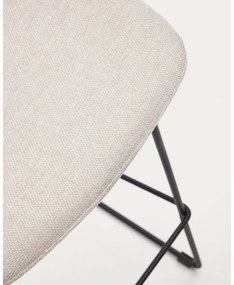 Béžová barová stolička (výška sedadla 65 cm) Zahara – Kave Home